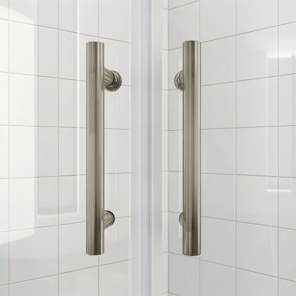 Душова кабіна без піддону Koer SR SC03-90x90x200-TR-02 прозоре скло Easy Clean 6мм SS Color (KR5680)