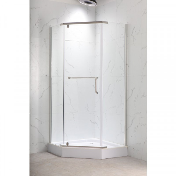 Душова кабіна з низьким піддоном MIXXUS LINES SCT01-90x90x198-TR CHROME прозоре скло 6мм NEW (в 2 ящ) (MI8370)