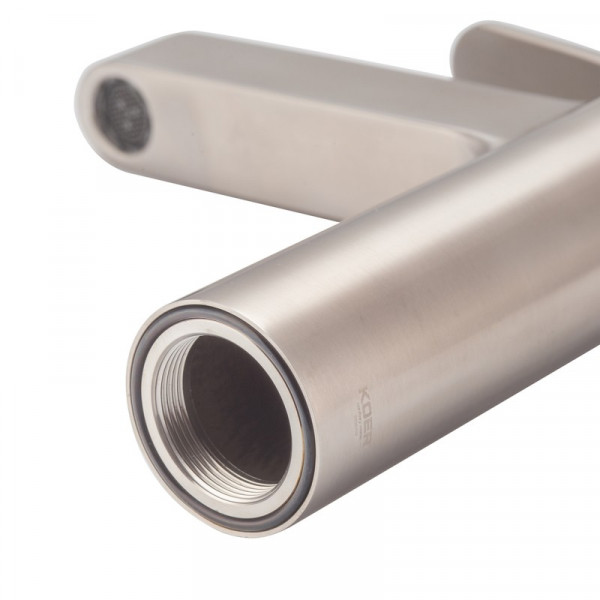 Змішувач для умивальника Koer KI-10016-02 (з нерж. сталі) (Колір нерж) (KR4789)