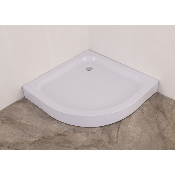 Душова кабіна з низьким піддоном Mixxus PLAIN SCT02-90x90x195-FB SATIN матове скло 4мм (MI6896)