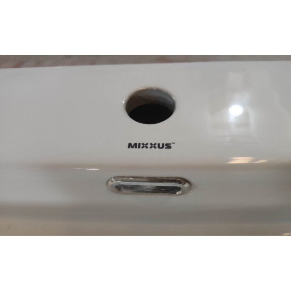 Раковина підвісна Mixxus Premium QUADRO-0206 600х360х130mm з отвором під змішувач та переливом (MP6509)