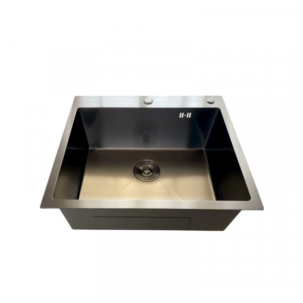 Мийка Mixxus MH6050 Micro Decor Graphite (3.0/0.8) з нерж. сталі (колір графіт) (MI8221)