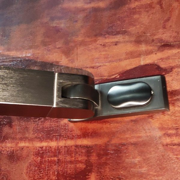 Бічна стінка до кабіни Koer SR SW04-90x200-TR-07 прозоре скло Easy Clean 10мм, графіт (KR5391)