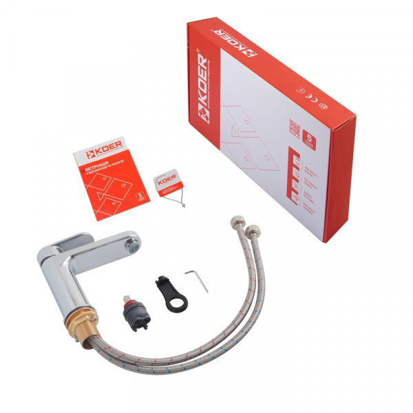 Змішувач для умивальника Koer KB-10030-01 (KR5424)