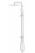 Душова система Grohe Flex Tempesta System 250 Cube із перемикачем настінного монтажу (26694001)