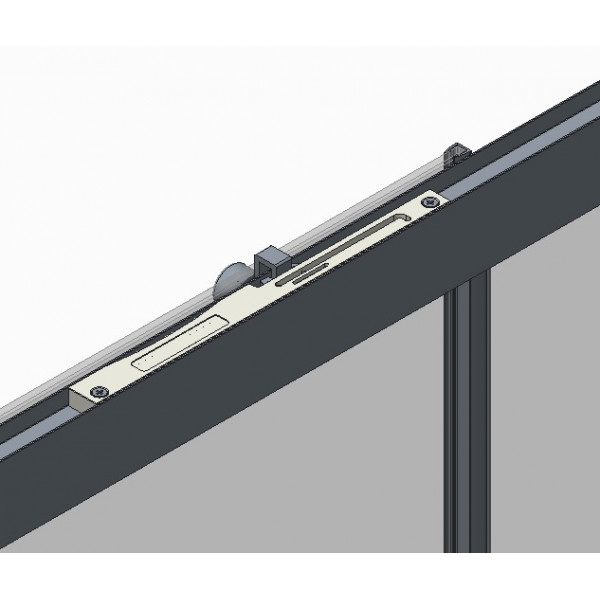 Двері в нішу Koer SR SD05-140x200-TR-01 прозоре скло Easy Clean 6мм, хром (KR5406)