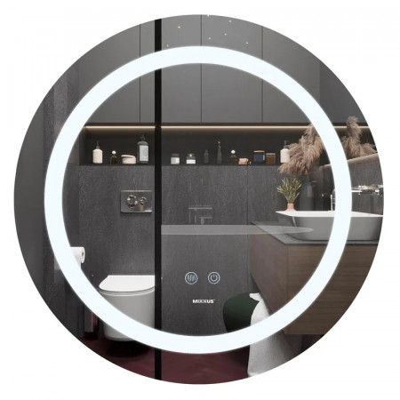 Дзеркало Mixxus PLAIN MC03-60 з Led Touch, Anti-fog, димером, регулятором яскравості (MI6662)