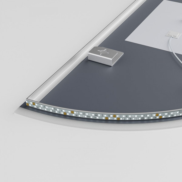 Дзеркало Mixxus Premium TOPPER MS03-60x120 з Led Touch, Anti-fog, димером (3-6,5kK) (MP6635)