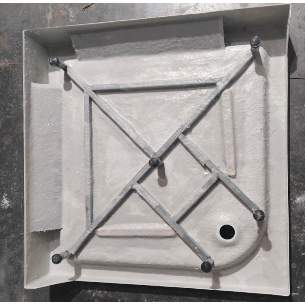 Душовий піддон з сифоном MIXXUS CUBIC ST01-90x90x13 квадратний діаметр зливу 52 мм NEW (MI8371)