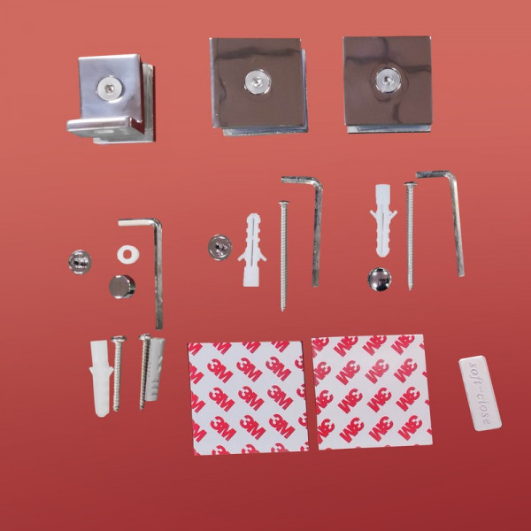 Бічна стінка до кабіни Koer SR SW04-80x200-TR-01 прозоре скло Easy Clean 10мм, хром (KR5389)