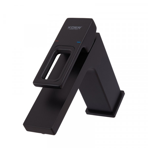 Змішувач для умивальника Koer KB-10009-05 (Колір чорний) (KR3499)