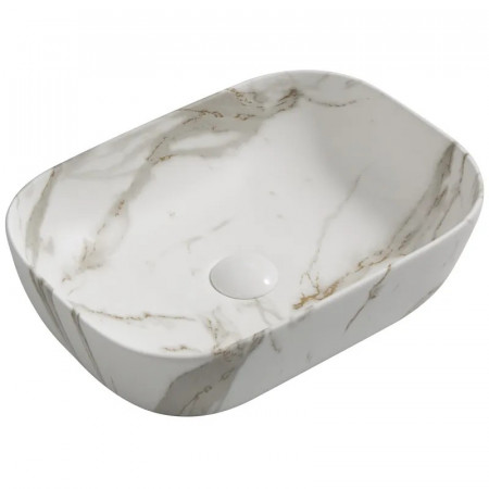 Раковина накладна MIXXUS PREMIUM DIVERSE-0114 MARBLE 455х325х135mm (MP6545)