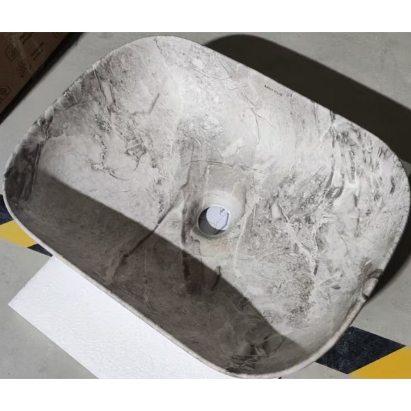 Раковина накладна MIXXUS PREMIUM DIVERSE-0113 MARBLE 455х325х135mm (MP6544)