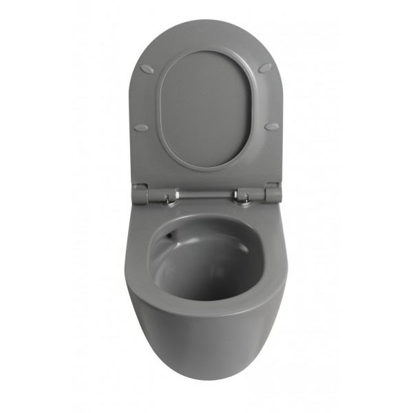 Унітаз підвісний Mixxus Premium ELLIPSE-0308-T3 GRAY 490x360x360mm система змиву TORNADO 3.0 (MP6654)