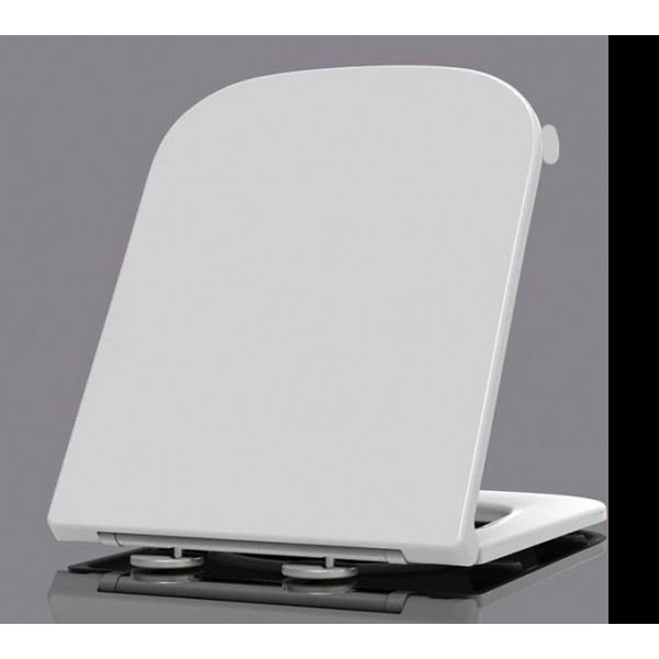 Сидіння-кришка для унітазу Mixxus Premium SEAT COVER QUADRO-STYLE-2001 з мікроліфтом 427х344х39mm (MP6613)
