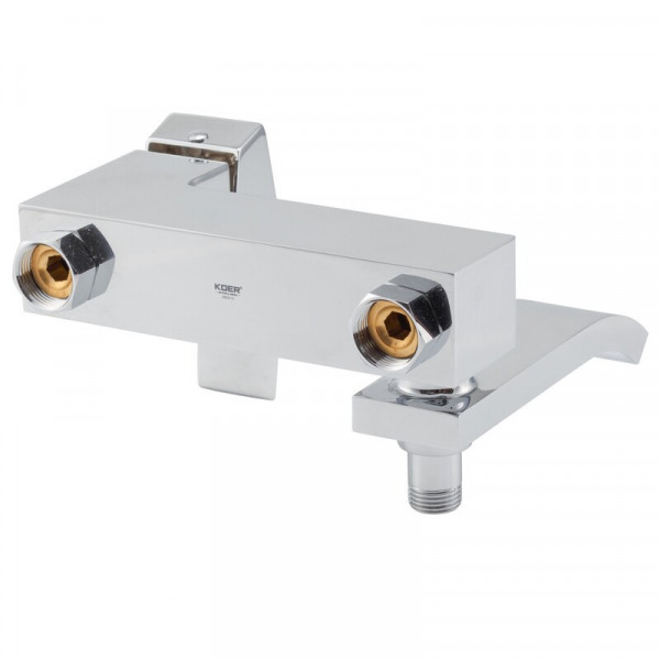 Змішувач для ванни з коротким зливом Koer KB-41007-01 (Колір хром) (KR3454)