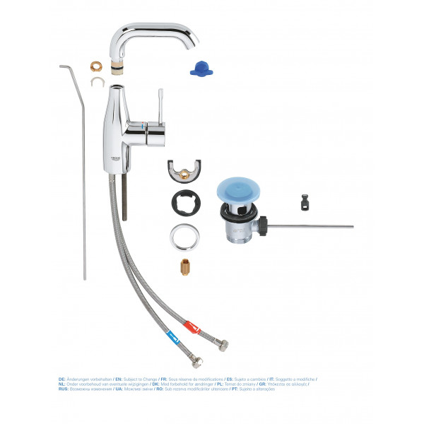 Змішувач для раковини M-розміру Grohe Essence New (23462001)