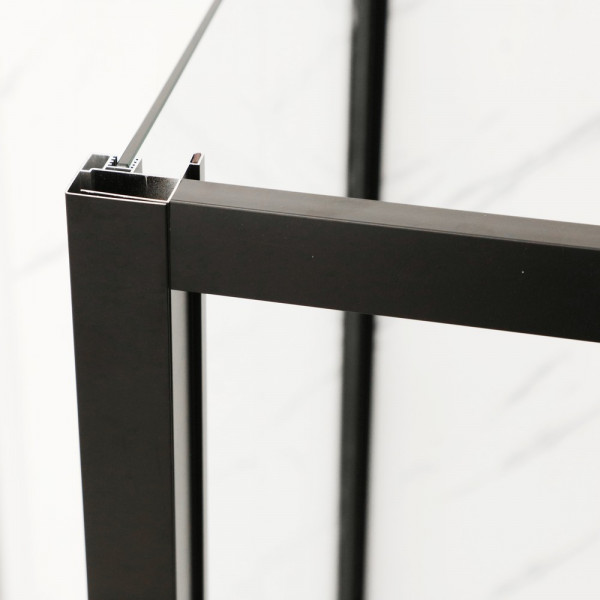 Душова кабіна без піддону Mixxus Premium DIVERSE SC03-100x80x195-TR Black прозоре скло 6мм (MI6866)