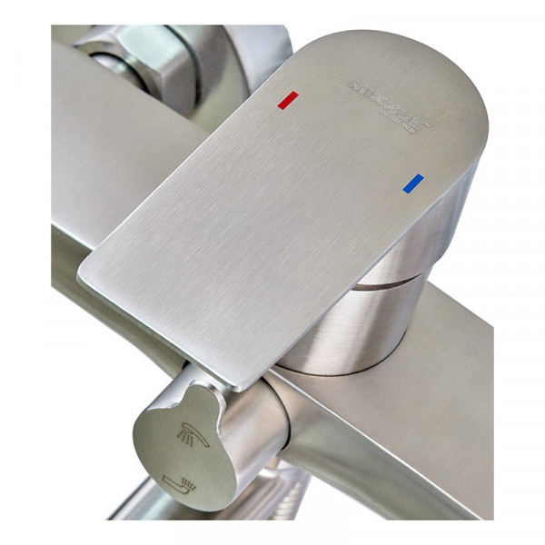 Змішувач для ванни Mixxus WEL-006 (Euro) (нерж. сталь) (MI6227)