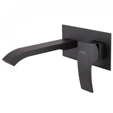 Змішувач для умивальника Koer KB-16007-05 вбудований (Колір чорний) (KR3451)