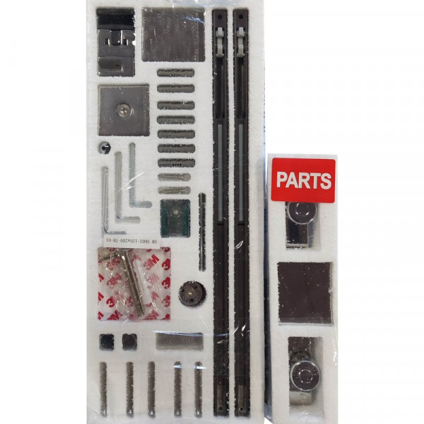 Двері в нішу Koer SR SD02-120x200-TR-01 прозоре скло Easy Clean 8мм, хром (KR5384)