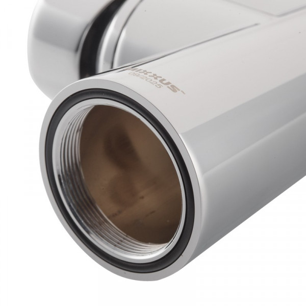 Змішувач для кухні Mixxus Premium Matis 011-T (NUT) Refl.Black (Колір хром+силік.вилив чорний) (MI8266)