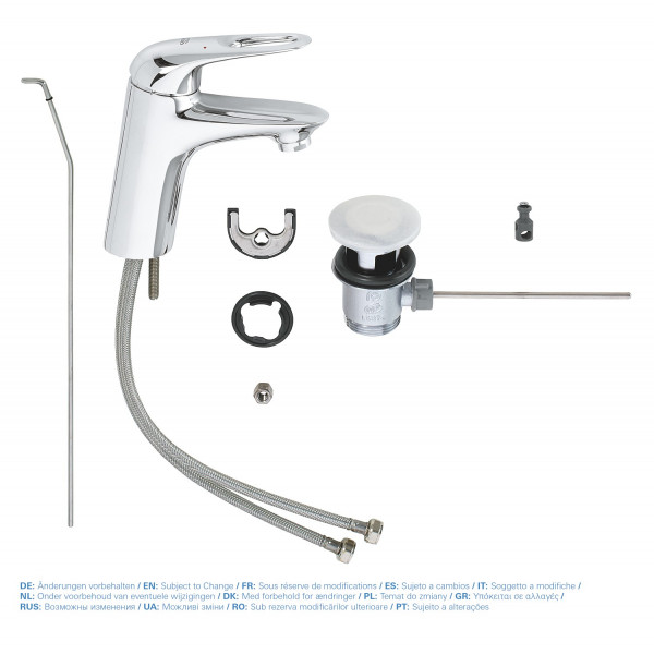 Змішувач для раковини S-розміру Grohe Eurostyle (33558003)