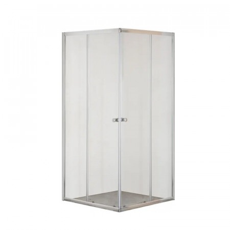 Душова кабіна без піддону Mixxus CUBIC SC01-90x90x185-TR CHROME прозоре скло 4мм (MI6906)
