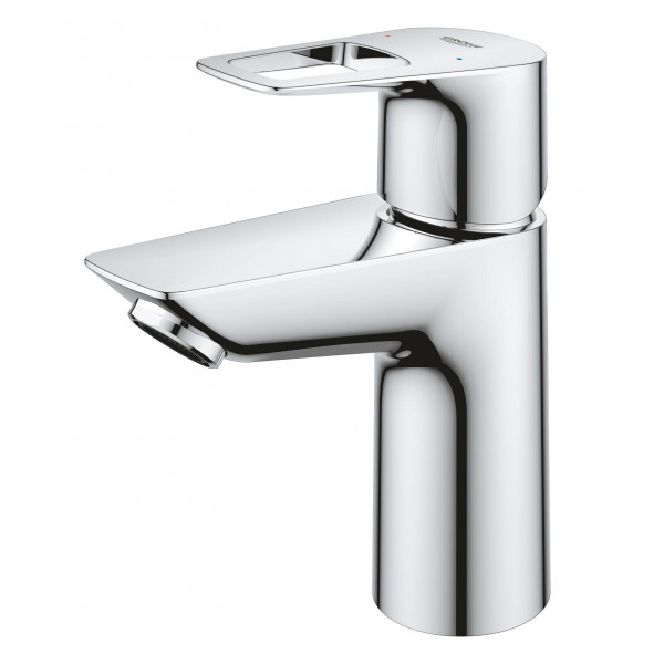Одноважільний змішувач для раковини S-Size Grohe BauLoop New з нажимним донним клапаном (23878001)