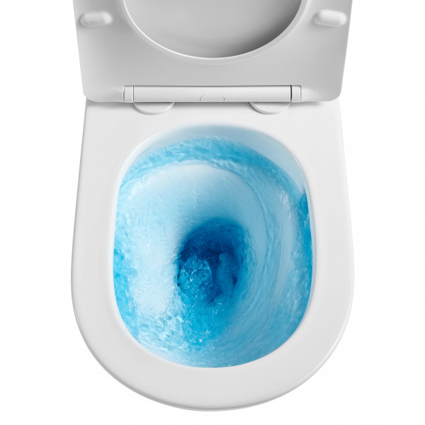 Унітаз підлоговий безбачковий MIXXUS PREMIUM BEVEL-0701-T1 580х365х430mm, система змиву TORNADO 1.0 (MP6597)