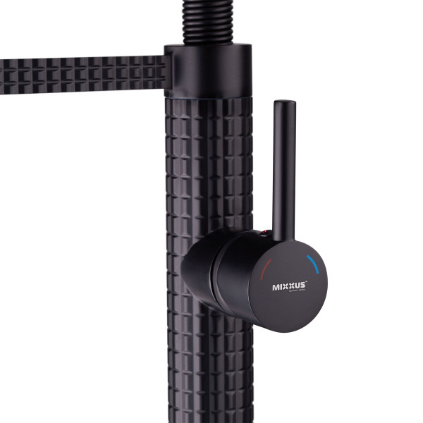 Змішувач для кухні Mixxus Premium Spark 017 BLACK (MI6969)