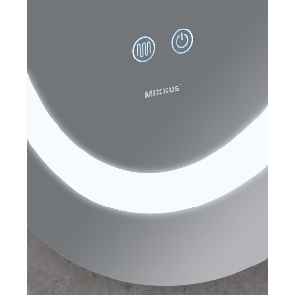 Дзеркало Mixxus PLAIN MV03-50x70 з Led Touch, Anti-fog, димером, регулятором яскравості (MI6664)