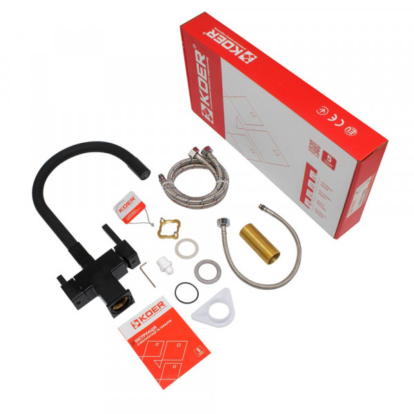 Змішувач для кухні Koer KB-72023-05 з виходом для питної води (KR5009)