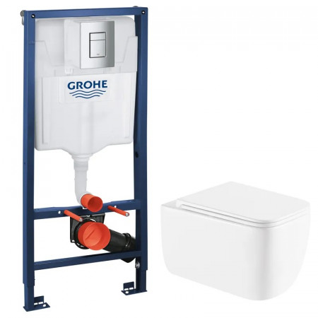 Комплект Grohe Set Унітаз DIVERSE-0301-T1 + Інсталяція Grohe Rapid SL 38772001 (38772001DIVERS0301T1)