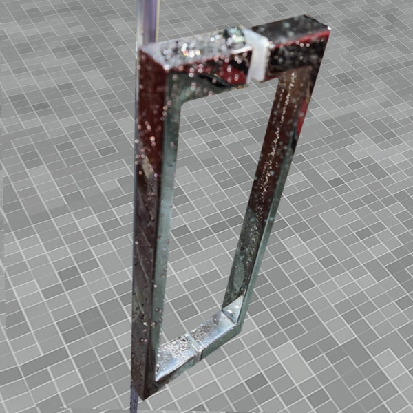 Бічна стінка до кабіни Koer SR SW04-90x200-TR-01 прозоре скло Easy Clean 10мм, хром (KR5390)