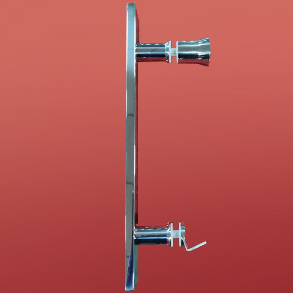 Двері в нішу Koer SR SD01-120x200-TR-02 прозоре скло Easy Clean 8мм, нікель (KR5379)