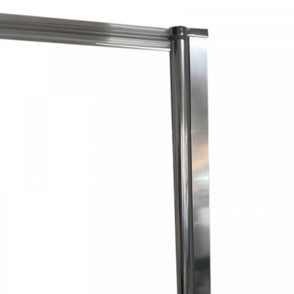 Шторки скляні на ванну Koer SR BS05-90x140-TR-01 прозоре скло Easy Clean 6мм, хром (KR5372)