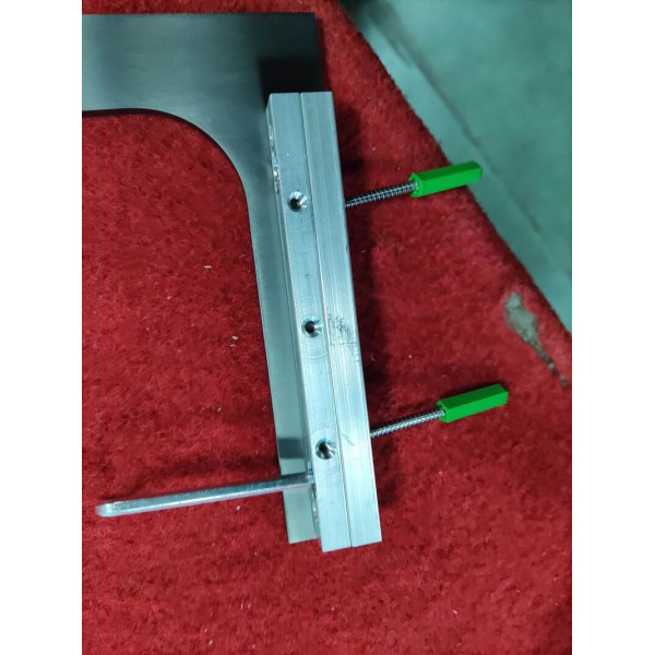 Душова перегородка Koer SR SP02-100x200-TR-07 Walk-In прозоре скло Easy Clean 8мм, графіт (KR5397)