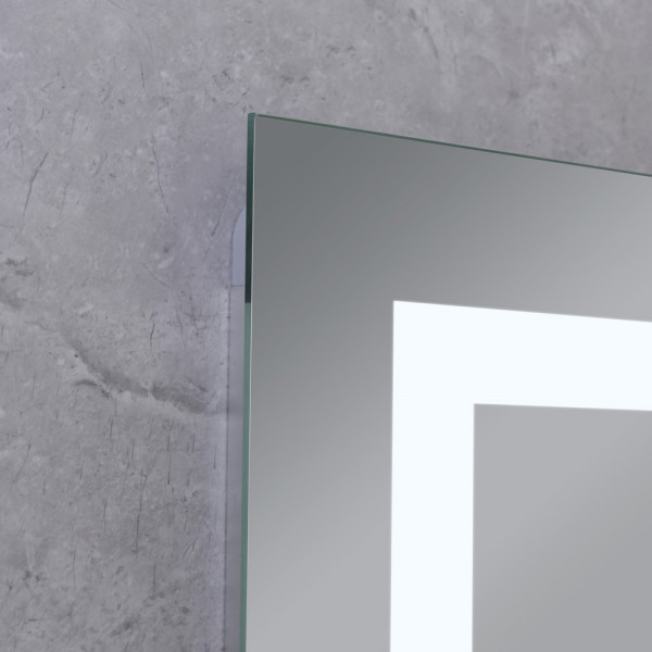 Дзеркало Mixxus HARD MR07-80x50 з Led Touch, Anti-fog, димером, регулятором яскравості (MI6658)