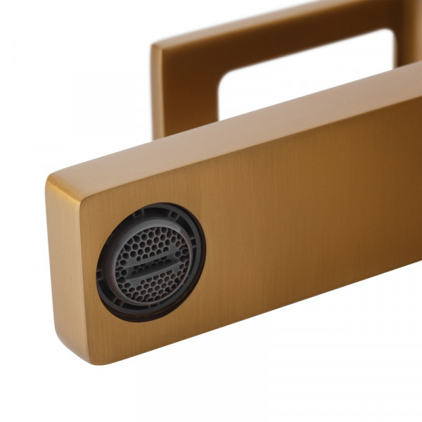 Змішувач для умивальника Haiba KANT 001 BRUSHED GOLD (HB9605)