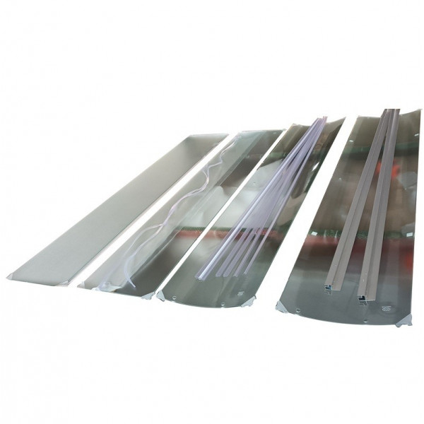 Бокс душовий з гідромасажем Mixxus STRONG SBH02-90x90x215-FB SATIN низький піддон (MI6890)