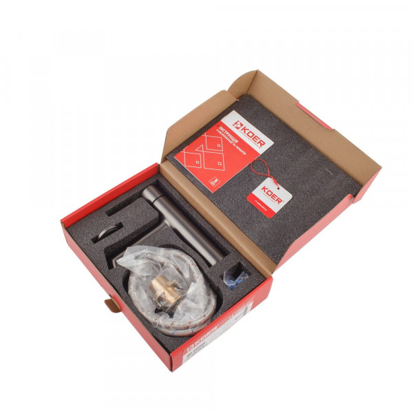 Змішувач для умивальника Koer KB-10029-07 Колір графіт (KR5495)