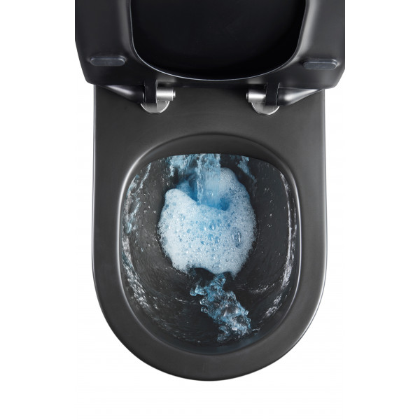 Унітаз підвісний Mixxus Premium Bevel-0301-R Black 515x355x365mm, система змиву RIMLESS (MP6471)