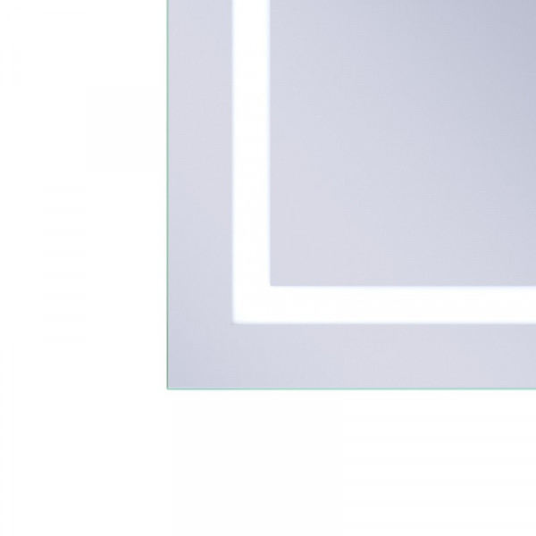 Дзеркало Mixxus Premium FLASH MR21-70x90 з Led Touch, Anti-fog, димером, регулятором яскравості, годинником (MP6618)