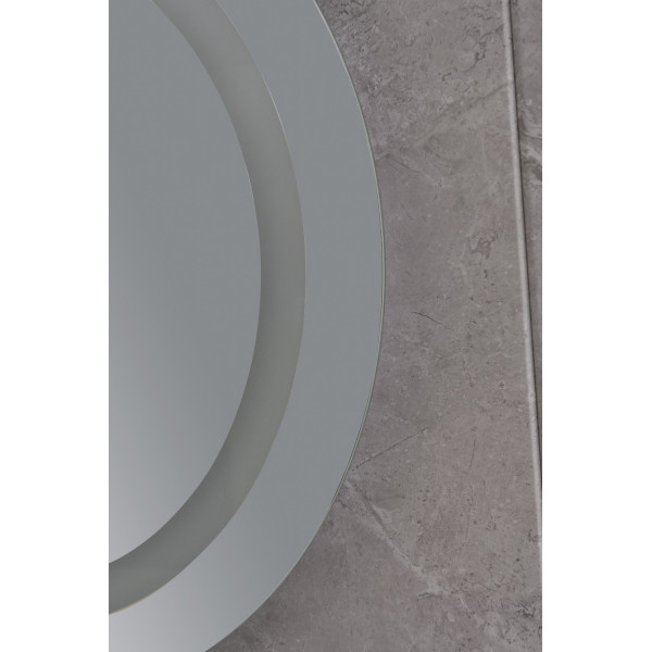 Дзеркало Mixxus PLAIN MC02-60 з Led Touch, Anti-fog, димером, регулятором яскравості, годинником (MI6012)