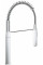 Змішувач для кухні з гнучким виливом Grohe Eurocube (31395000)