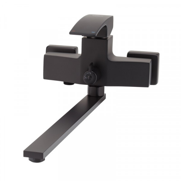 Змішувач для ванни з довгим виливом KOER KB-42007-05 (Колір чорний) (KR3457)