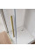 Двері у нішу Walk-In розсувні Koer SR SD07-120x200-L-TR-12 прозоре скло Easy Clean 8мм Матове золото (KR5687)