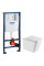 Комплект Grohe Set Унітаз QUADRO-0301-R + Інсталяція Grohe Rapid SL 38772001 (38772001QUADRO0301R)
