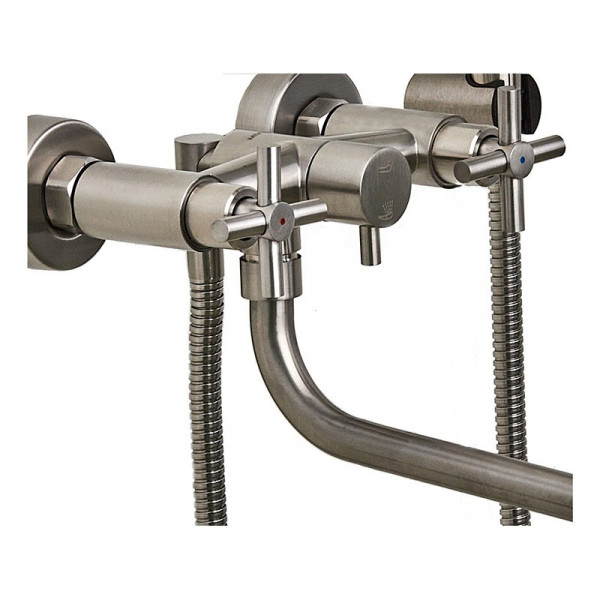 Змішувач для ванни Mixxus DVE-006-B (Euro) з нерж. сталі SUS304 (MI6083)